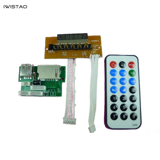 IWISTAO MP3 WAV APE FLAC デコーダー モジュール ロスレス Bluetooth ラジオ サポート SD USB ハードウェア デコーディング