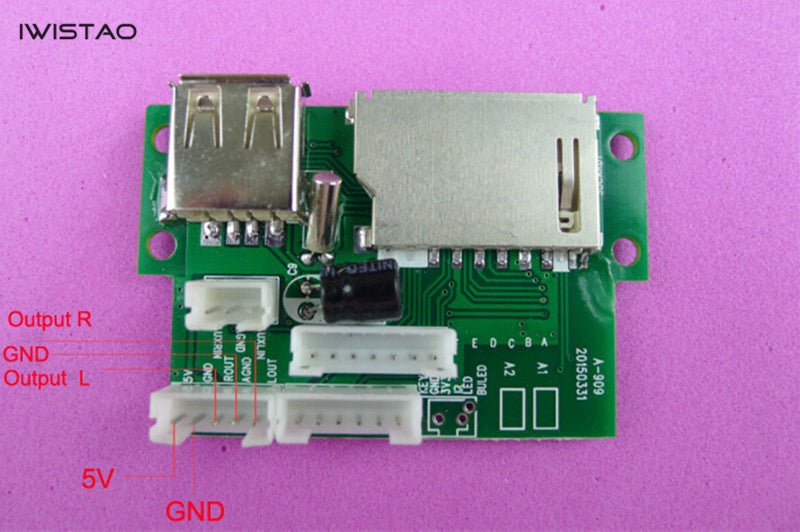 IWISTAO MP3 WAV APE FLAC Decoder Module Lossless Bluetooth Radio ...