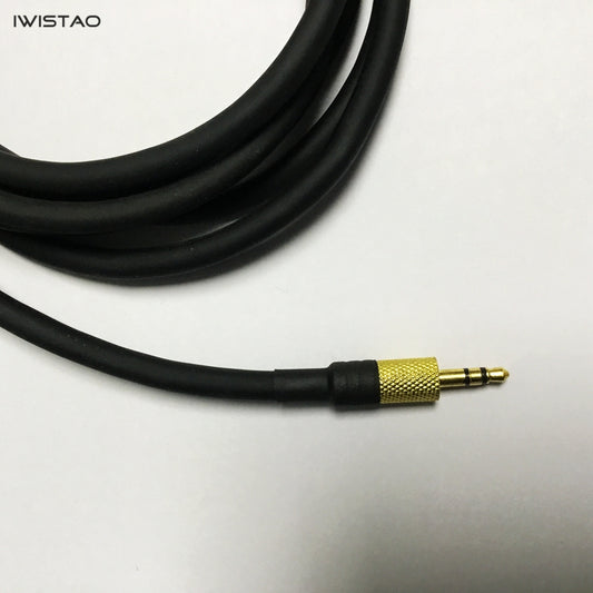 IWISTAO OFC オーディオ/ビデオ ハイグレード ケーブル 6.5mm～3.5mm ステレオ サウンド コンソール 銅線 2m～10m ブラック