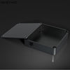 IWISTAO 헤드폰 앰프 케이싱 프리 앰프 DAC 디코더 용 둥근 전체 알루미늄 섀시 214x214 × 55 블랙 실버