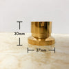 IWISTAO Solid Potentiometer Knob Whole Copper HIFI Amplifier OD 27/37mm H27/30mm Golden DIY