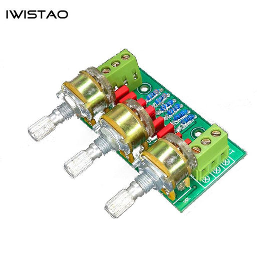 IWISTAO 톤 조정 보드 저음 고음 볼륨 조정 HIFI 오디오 시스템 업그레이드