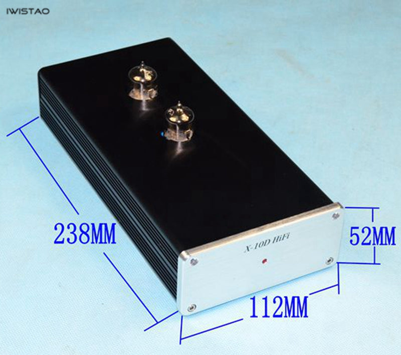 6J1 Valve Pre-amp Tube Amplifier Board With Acrylic Case - 12V, X10-D Circuit, Hi-Fi Fidelity DIY