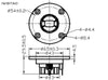 IWISTAO ツイーター ドライバーユニット ベリリウム銅フィルム ネオジム磁石 20W 6オーム 1.2K-40kHz 超軽量