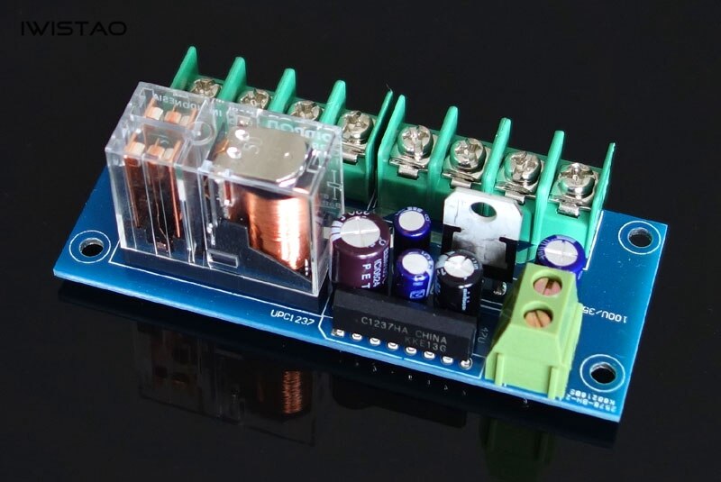 Upc1237 Protection IWISTAO UPC1237 Speaker Protection Board Om ron Relay HIFI Amplifier ...