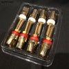 Lengthened Terminal Speaker Terminals Amplifier Pure Copper Gold Plated overall length 72mm Red and Black HIFI