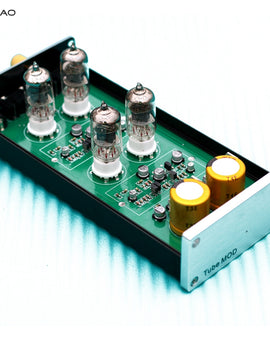 Tube Moving Magnetic Phono Stage 120 Times Vinyl LP Phono DC24V Support Battery Powered AC110-220V
