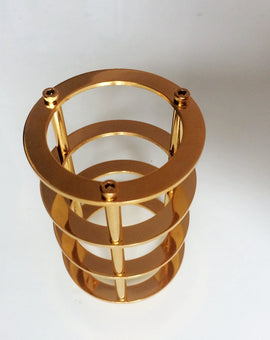 IWISTAO Tube Protective Shield 24K Gold-plated Pure Copper for Tubes EL34 6L6 DIY Amplifier