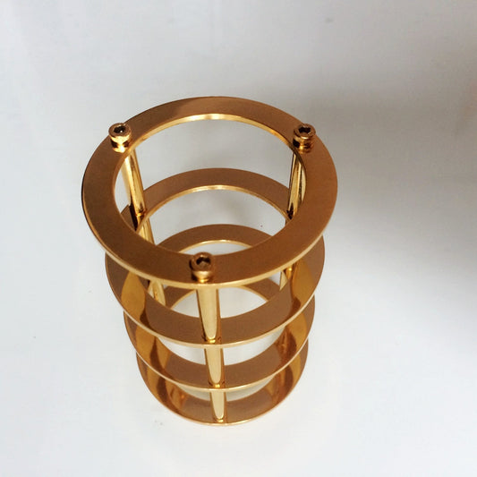 IWISTAO Tube Protective Shield 24K Gold-plated Pure Copper for Tubes EL34 6L6 DIY Amplifier