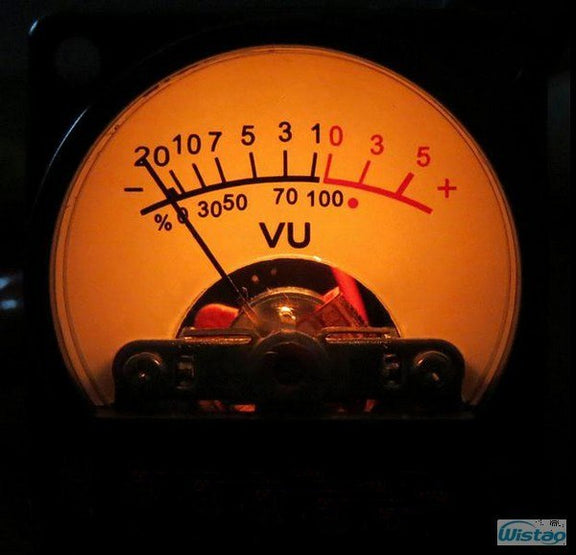 IWISTAO 1 Pair VU Meter dB Level Meter 300B Tube Amplifier dB Header ...