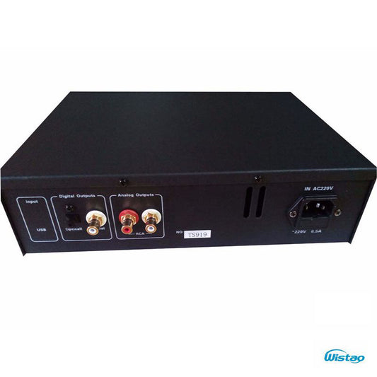 DAC CS4398이 있는 HIFI CD 플레이어 192Khz/24Bit 고품질 무브먼트 블랙 또는 Withe 패널 220V 오디오