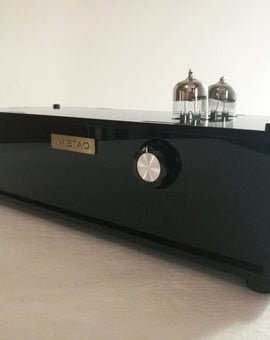 IWISTAO Tube Preamplifier Matisse Circuit 2x6N3 PMMA Casing Black Piano Paint Musical Flavor 110/220V HIFI 
