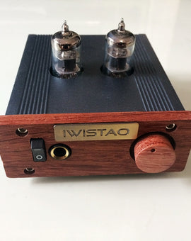 IWISTAO HIFI Tube Headphone Amplifier 6J1 Vacuum 500MW 32-600 ohm Built-in Booster Circuit