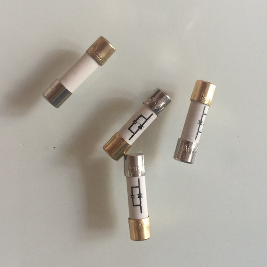 HIFI Audio Dedicated Fuse Nano Technology 6*30mm1- 8A Ceramic Casing Golde Plated End Caps