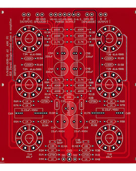IWISTAO 6L6 パラレル シングルエンド パワーアンプ 空の PCB ボード AUDIO NOTE P2SE 回路増幅プラス電源ボード