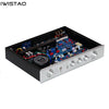 IWISTAO HIFI 트랜지스터 프리 앰프 톤 조정 Tremble Midrange Bass 진공관 맛 (원격 제어 포함) Bluetooth 5.1 검정색 전면 Panel110V/220V