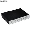 IWISTAO HIFI 트랜지스터 프리 앰프 톤 조정 Tremble Midrange Bass 진공관 맛 (원격 제어 포함) Bluetooth 5.1 검정색 전면 Panel110V/220V