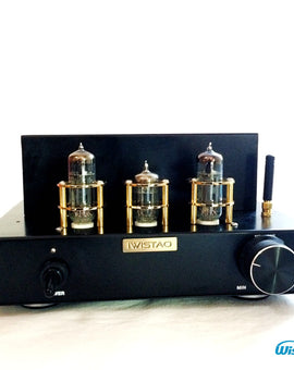 IWISTAO Tube Amp Bluetooth 4.2 Single-ended Class A Mini 6N2 Preamp 6P1 Power Stage 2x3.5W APT-X