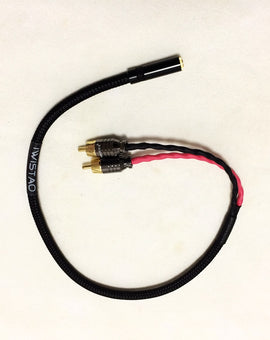 IWISTAO HIFI Female 3.5mm to 2 RCA Stereo Cable Budweiser RCA Canare Professional Broadcast Manual