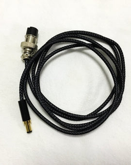 IWISTAO HIFI DC linear Power Cord Aerospace Connector GX16 to DC Plug Output 5.5*2.1mm 1.5M DIY