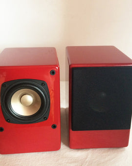 IWISTAO HIFI 4 Inches Full Range Speaker 2x60W 4Ohms 60Hz-23KHz 92dB Max AKISUI4 for Monitor Speakers Tube Amplifier Piano Paint Red