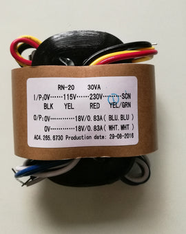 IWISTAO R Type Transformer Core Power 30W input 0-115V-230V Dual 9V15V 18V for headphone Amp Preamp HIFI Audio DIY