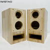 IWISTAO HIFI 2 Way 3 인치 풀 레인지 트위터 빈 인클로저 Labyrinth Horn Solid Wood