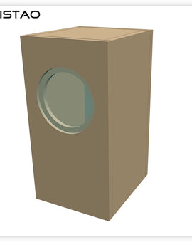 IWISTAO HIFI 5.25 Inch Empty Speaker Cabinet Solid Wood 1 Pair 14L Inverted for Mark 5.25 inch Full Range Unit CHR90