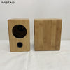IWISTAO HIFI 3 Inches Full Range Speaker Empty Enclosure Inverted 1 Pair Bamboo for Tube Amp