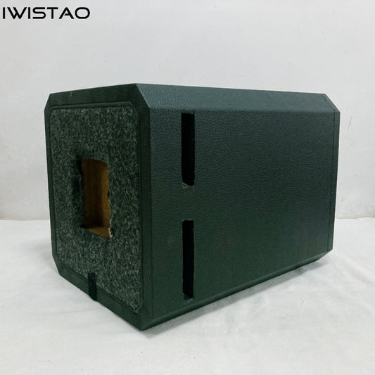 IWISTAO HIFI 8 /10 /12 Inch Passive Subwoofer Empty Cabinet Honeycomb HDF Board Enclosure Inverted Holes Box Car Audio DIY