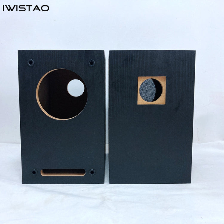 IWISTAO HIFI Labyrinth 2-way Empty Speaker Enclosure 4 Inch 1 Pair Su ...