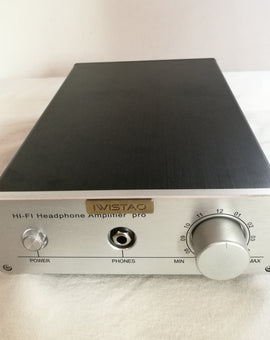 IWISTAO 울트라 클래스 A 앰프 2X80W 스테레오 통합 전원 헤드폰 앰프 전체 알루미늄 케이스