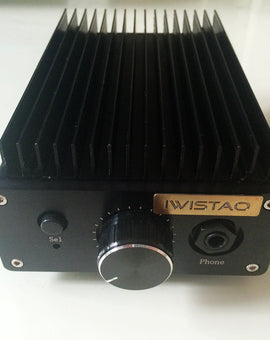 IWISTAO HIFI Power Amplifier Pure Class A 2X8W Combined Headphone Amp 1969 Circuit  Audio