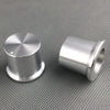 IWISTAO Solid Potentiometer Knob 2pcs/lot Aluminum HIFI Amp Tube Volume OD30 H25 ID6mm Silver DIY