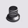 IWISTAO Solid Potentiometer Knob Straw Hat Aluminum HIFI Amp OD 29mm H27mm ID 6mm White/Black DIY