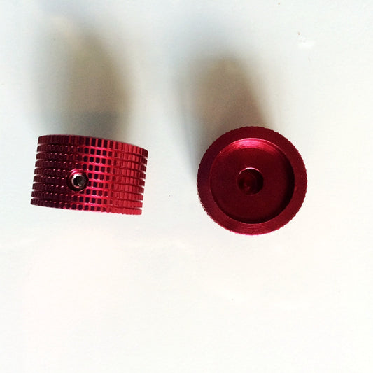 IWISTAO Solid Potentiometer Knob Whole Aluminum D25mm H15.5mm Anodizing Red for Amplifier