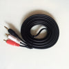 OFC Audio/Video High Grade Cable 3.5mm to 2  RCA Connectors OFC Copper Plating Terminal