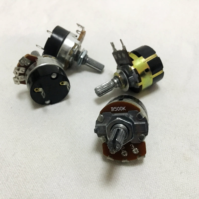 Rotary Power Switch Two Pins with Potentiometer B500K Stalk Shaft ...