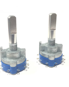 2 pcs Japan ALPS Rotary Band Switch 1 Knife 2 Gear / 3 Gear Power Amplifier Signal Selector Switcher