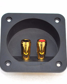 Square Binding Post Type Speaker Terminal 2pcs/lot Box Board Cup Wire 80x80mm Pull-push Terminal DIY
