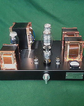 2X8W 300B Single-ended Class A Tube Amplifier British Red Bull Iron Core Transformer HIFI Audio