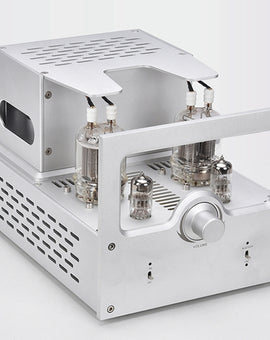 IWISTAO 2X40W Vacuum Tube Amplifier Pull Push FU29 Power Stage 6N2 Preamp Bluetooth 5.0 Whole Aluminum Chassis
