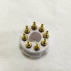 8-pin Vacuum Tube Socket Gold Plated Copper & Ceramic Base Big 8 Pins for tube KT66 KT88 EL34