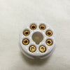 8-pin Vacuum Tube Socket Gold Plated Copper & Ceramic Base Big 8 Pins for tube KT66 KT88 EL34