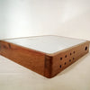 DIY Luxurious Wooden Casing Rosewood Cabinet Housing with Top Down Aluminum Plate for Tube Amp