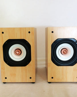 IWISTAO HIFI 4 Inches Full Range Speakers Stereo 8 ohms 70Hz-20KHz 88dB 2 x 25W for Tube Amplifier