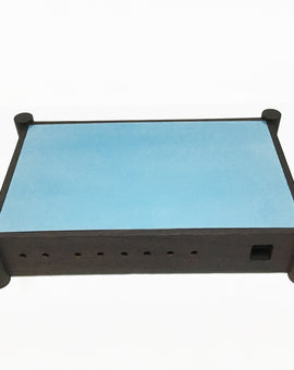 IWISTAO DIY Wooden Casing for Tube Amplifier Chassis 400X250X70 Wenge Wood Top Down Aluminum Plate